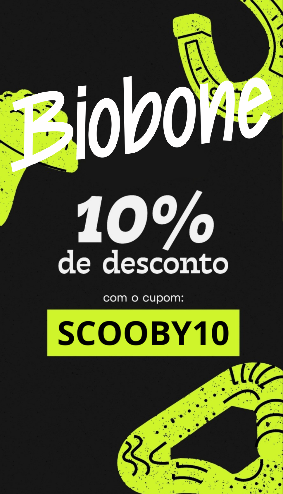 Arte original Biobone: 10% de desconto com o cupom SCOOBY10